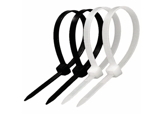 ABRAÇADEIRAS DE NYLON PRETO OU BRANCA PCT 100